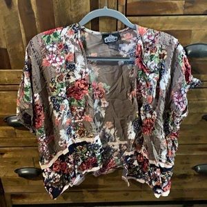 FLORAL CARDIGAN